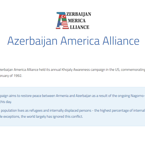 Azeri Non Profit Organization in USA - Azerbaijan America Alliance